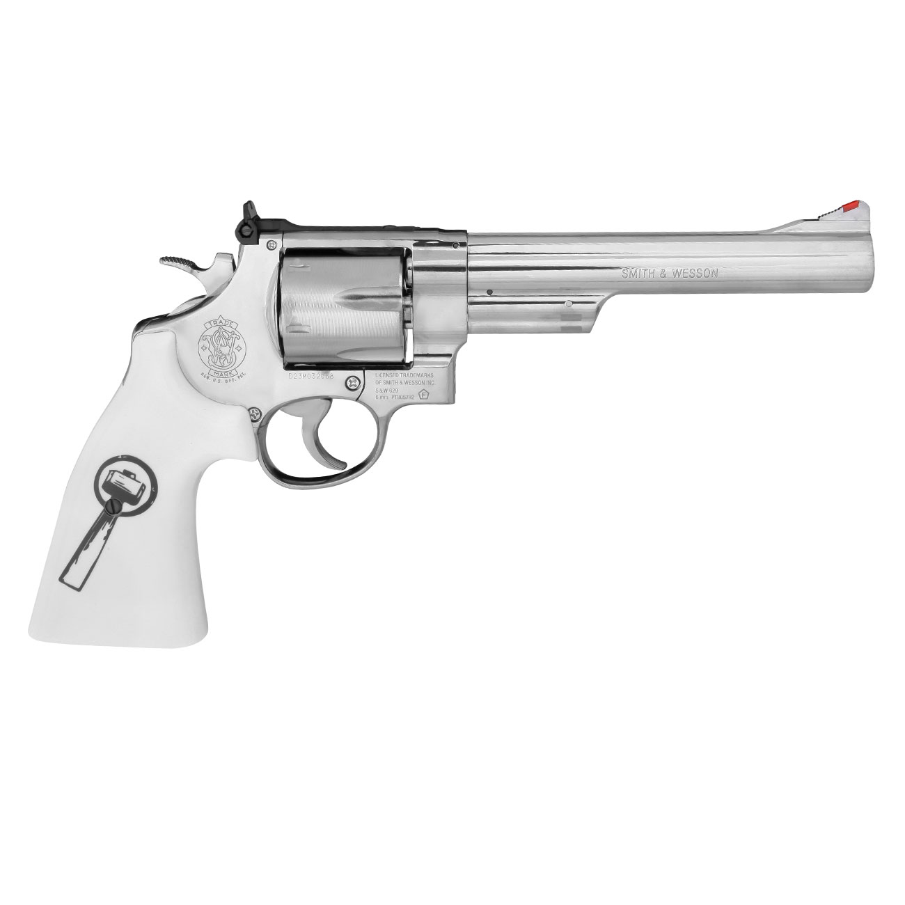 Smith & Wesson 629 Trust Me CO2 Airsoftrevolver 6mm BB 6,5 Zoll Chrome-Finish Bild 3