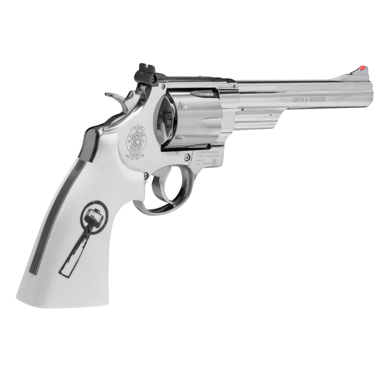 Smith & Wesson 629 Trust Me CO2 Airsoftrevolver 6mm BB 6,5 Zoll Chrome-Finish Bild 4