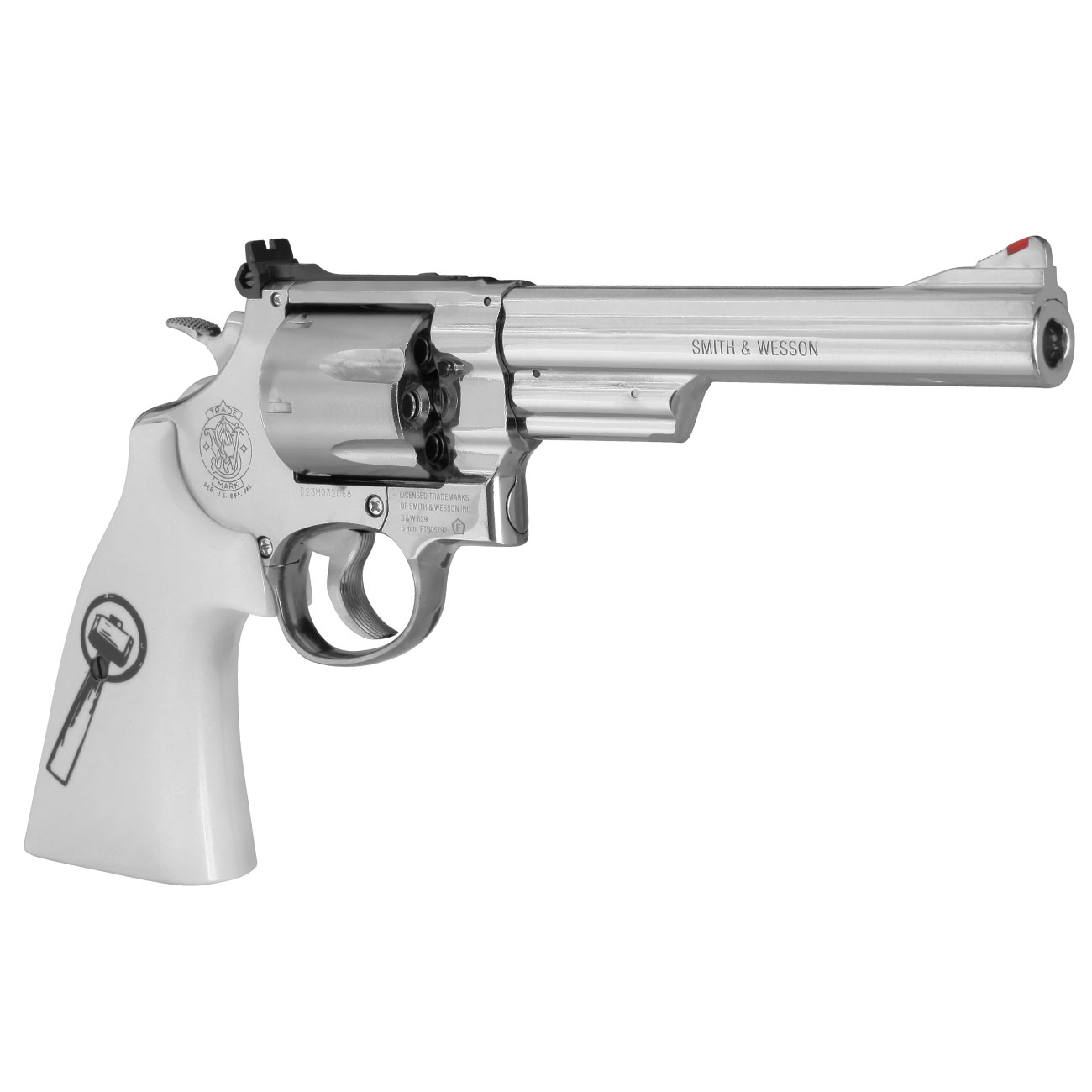 Smith & Wesson 629 Trust Me CO2 Airsoftrevolver 6mm BB 6,5 Zoll Chrome-Finish Bild 8