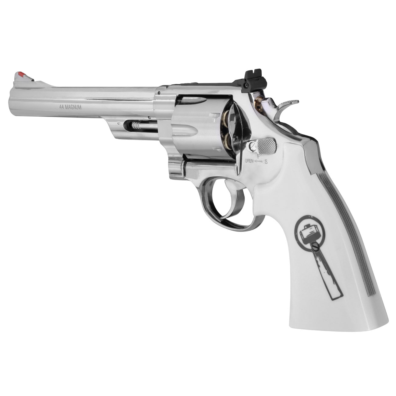 Smith & Wesson 629 Trust Me CO2 Airsoftrevolver 6mm BB 6,5 Zoll Chrome-Finish Bild 9