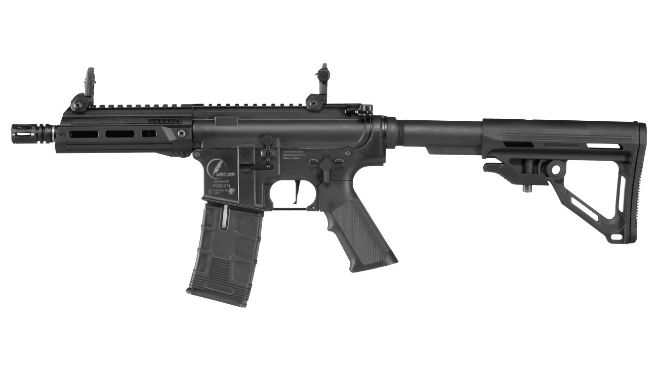 ICS M4 Lightway Dagger Polymergehuse Mosfet S-AEG 6mm BB schwarz Bild 1