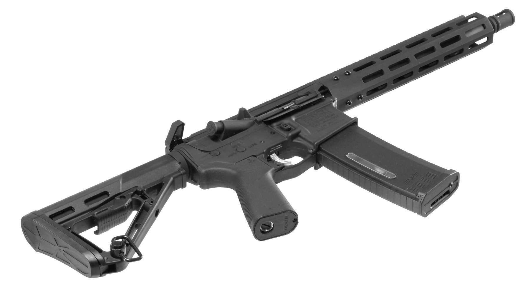 APS / EMG Noveske 10.5 Zoll Chainsaw Edge II MosFet Vollmetall S-AEG 6mm BB schwarz Bild 4