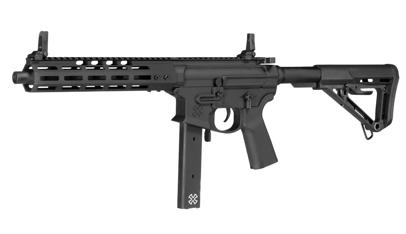 APS / EMG Noveske 9 9mm Gen. 4 eSilver Edge SDU-MosFet 2.0 Vollmetall S-AEG 6mm BB schwarz