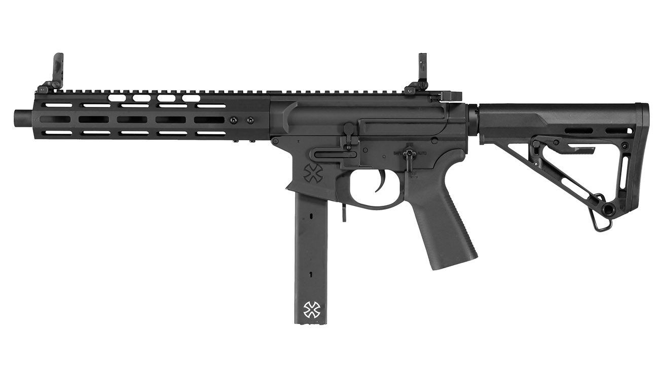 APS / EMG Noveske 9 9mm Gen. 4 eSilver Edge SDU-MosFet 2.0 Vollmetall S-AEG 6mm BB schwarz Bild 2