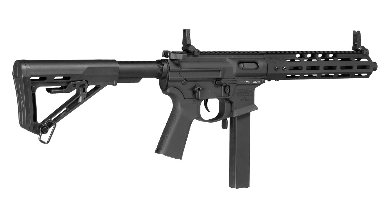 APS / EMG Noveske 9 9mm Gen. 4 eSilver Edge SDU-MosFet 2.0 Vollmetall S-AEG 6mm BB schwarz Bild 4