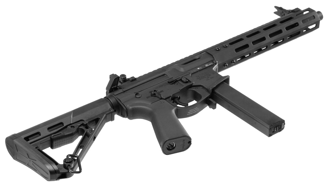 APS / EMG Noveske 9 9mm Gen. 4 eSilver Edge SDU-MosFet 2.0 Vollmetall S-AEG 6mm BB schwarz Bild 5