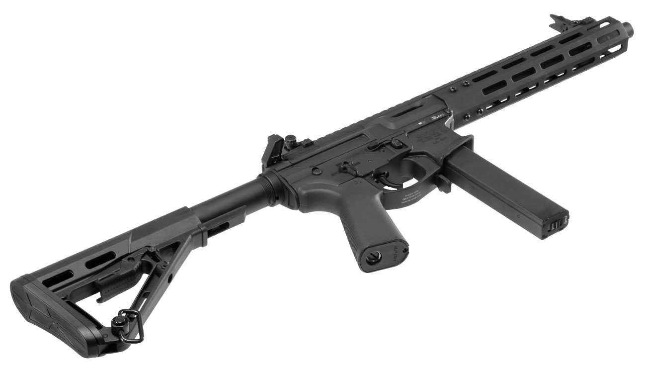 APS / EMG Noveske 9 9mm Gen. 4 eSilver Edge SDU-MosFet 2.0 Vollmetall S-AEG 6mm BB schwarz Bild 6