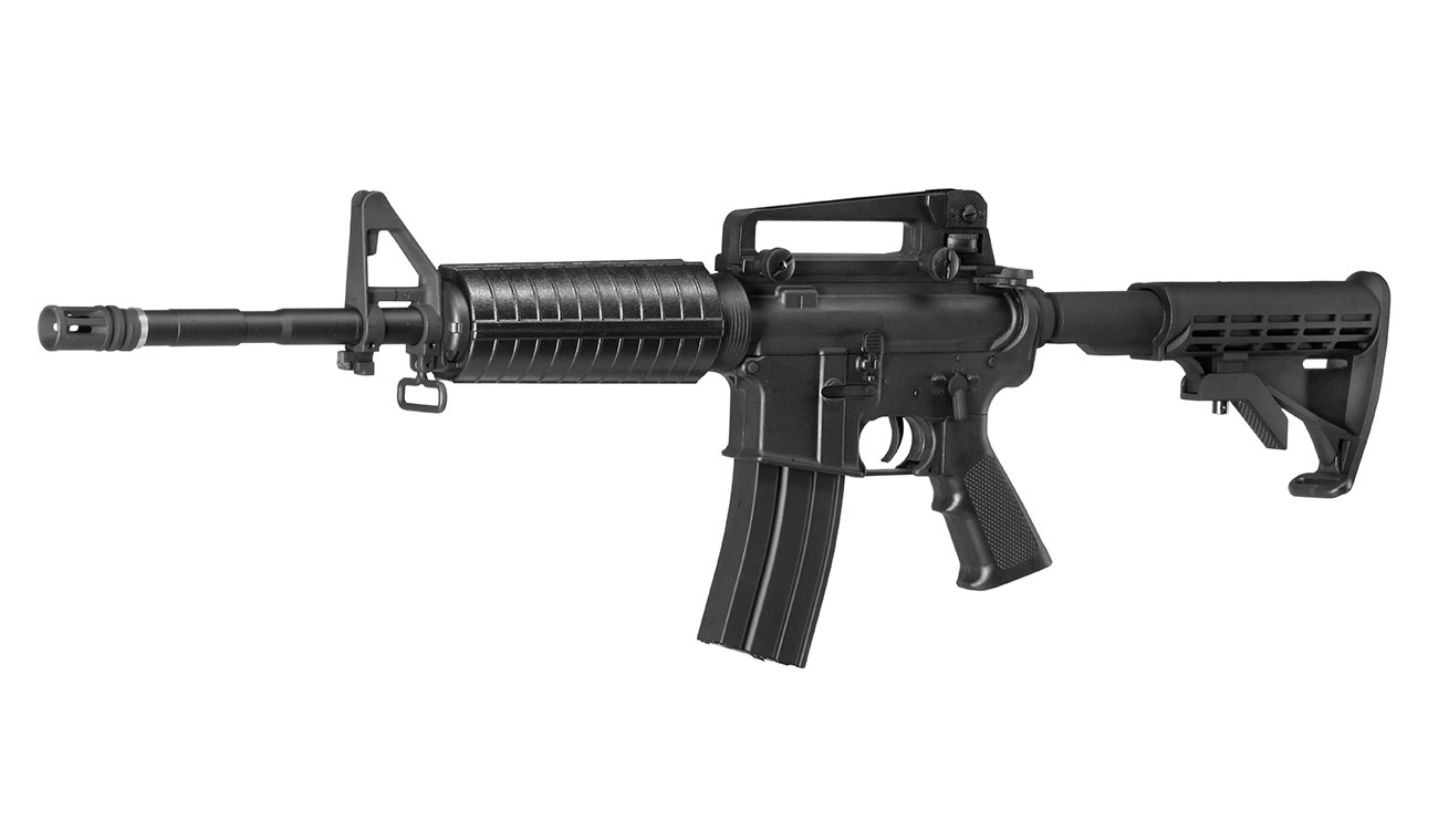 APS M4A1 Carbine Kompetitor-Series eSilver Edge SDU-MosFet 2.0 AEG 6mm BB schwarz