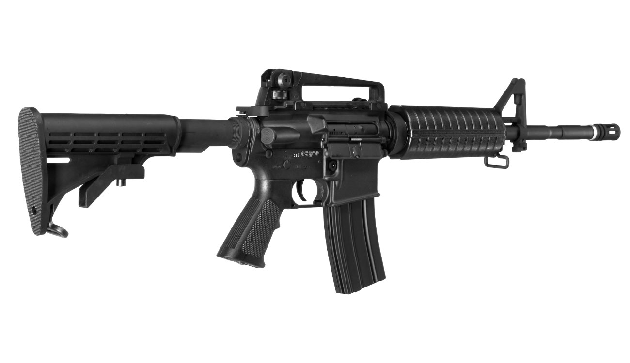 APS M4A1 Carbine Kompetitor-Series eSilver Edge SDU-MosFet 2.0 AEG 6mm BB schwarz Bild 3
