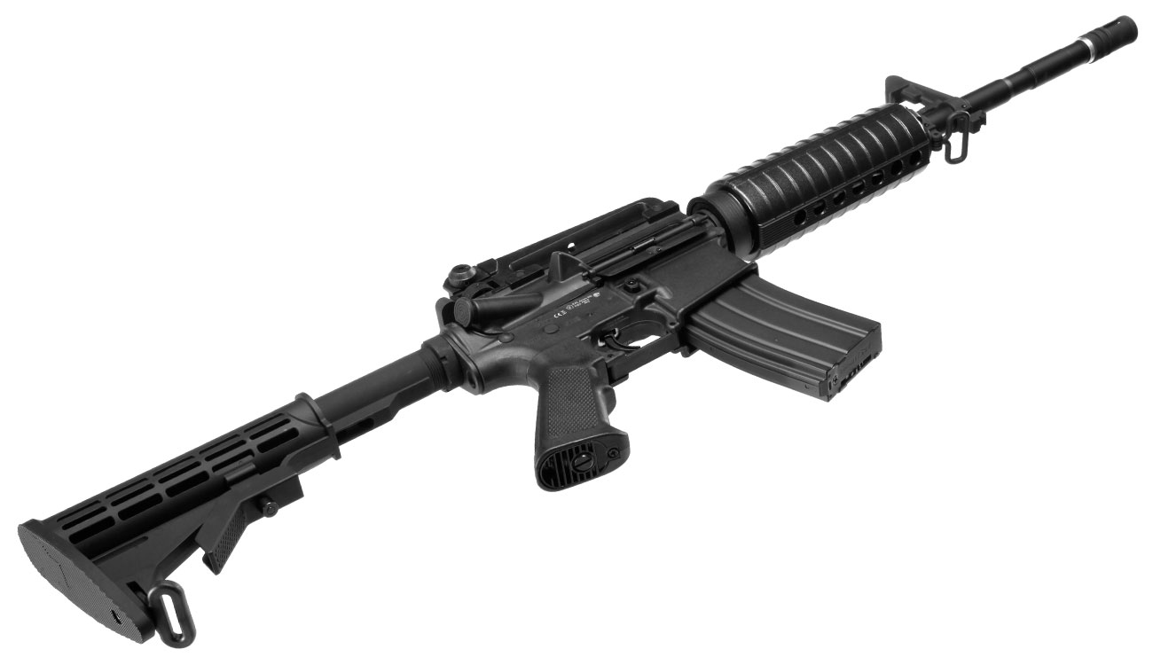 APS M4A1 Carbine Kompetitor-Series eSilver Edge SDU-MosFet 2.0 AEG 6mm BB schwarz Bild 5