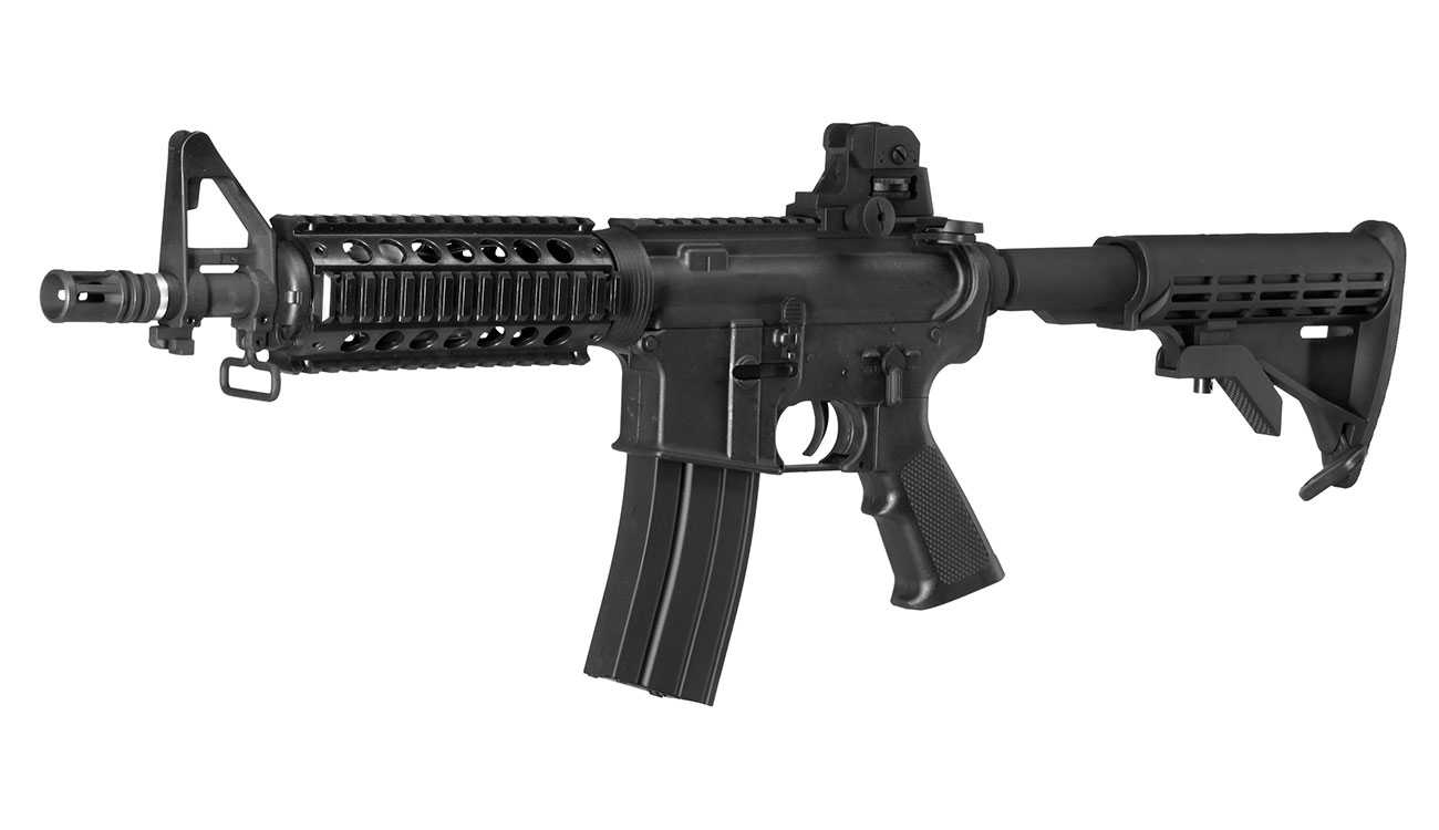 APS M4 CQB RIS Kompetitor-Series eSilver Edge SDU-MosFet 2.0 AEG 6mm BB schwarz