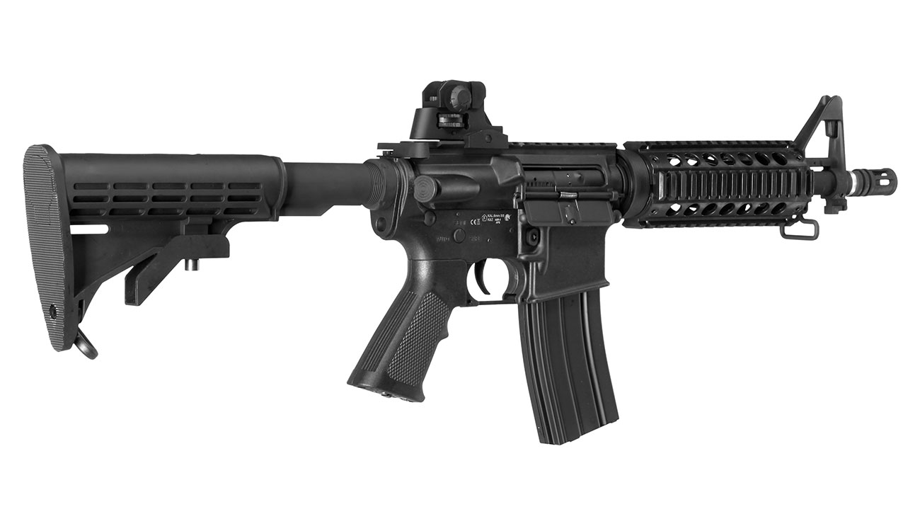 APS M4 CQB RIS Kompetitor-Series eSilver Edge SDU-MosFet 2.0 AEG 6mm BB schwarz Bild 3