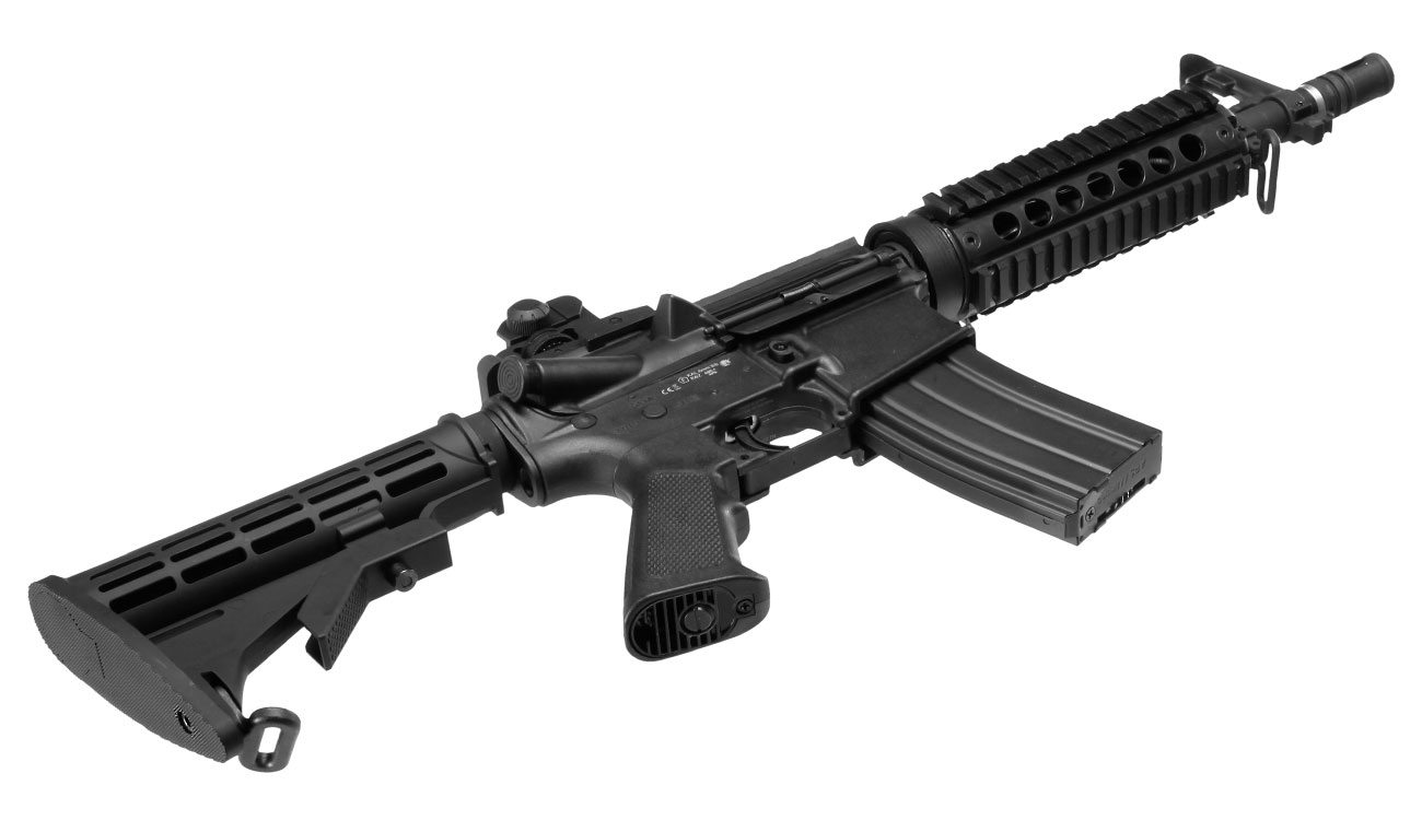 APS M4 CQB RIS Kompetitor-Series eSilver Edge SDU-MosFet 2.0 AEG 6mm BB schwarz Bild 4