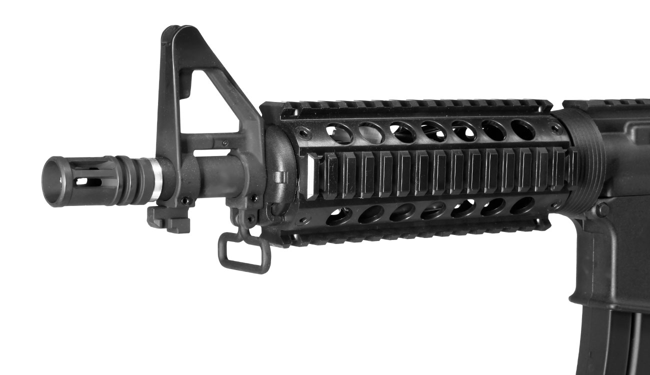APS M4 CQB RIS Kompetitor-Series eSilver Edge SDU-MosFet 2.0 AEG 6mm BB schwarz Bild 6