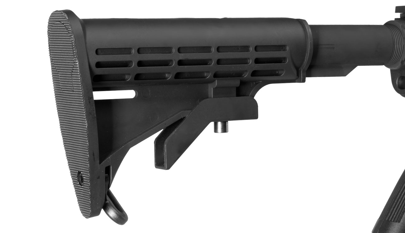 APS M4 CQB RIS Kompetitor-Series eSilver Edge SDU-MosFet 2.0 AEG 6mm BB schwarz Bild 9