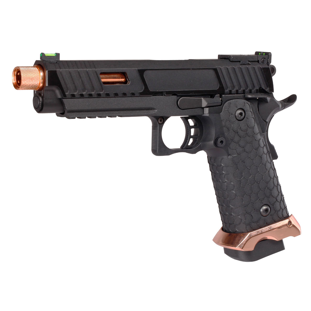 KLI Hi-Capa 5.1 Baba Yaga EXG Vollmetall GBB 6mm BB schwarz
