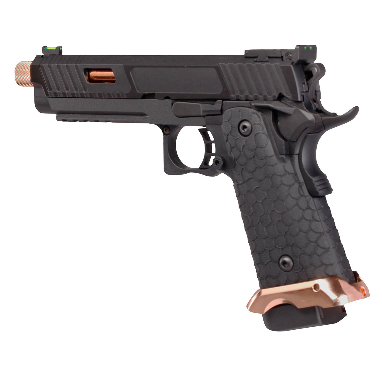 KLI Hi-Capa 5.1 Baba Yaga EXG Vollmetall GBB 6mm BB schwarz Bild 8