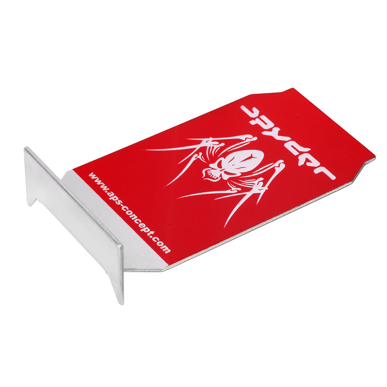 APS Spyder Logo ePopper Popper Target Aluminium Dosen-bungsziel rot Bild 3
