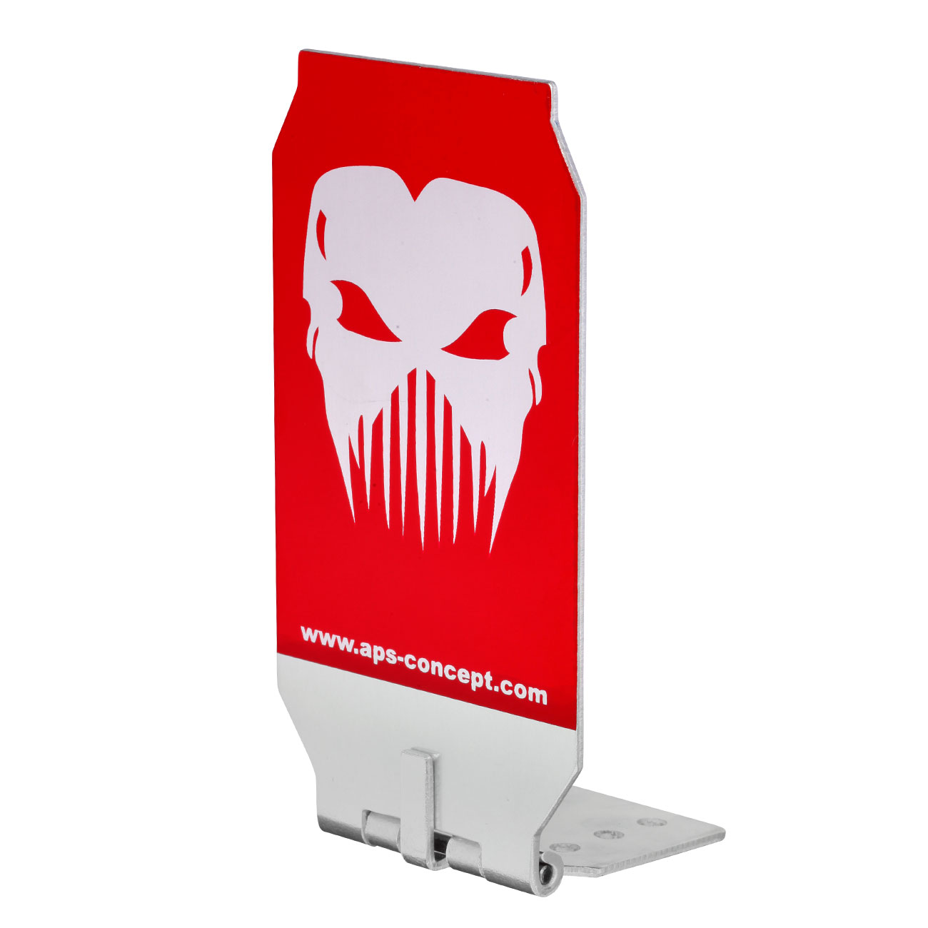 APS Phantom Logo Falling Popper Target Aluminium Dosen-bungsziel rot