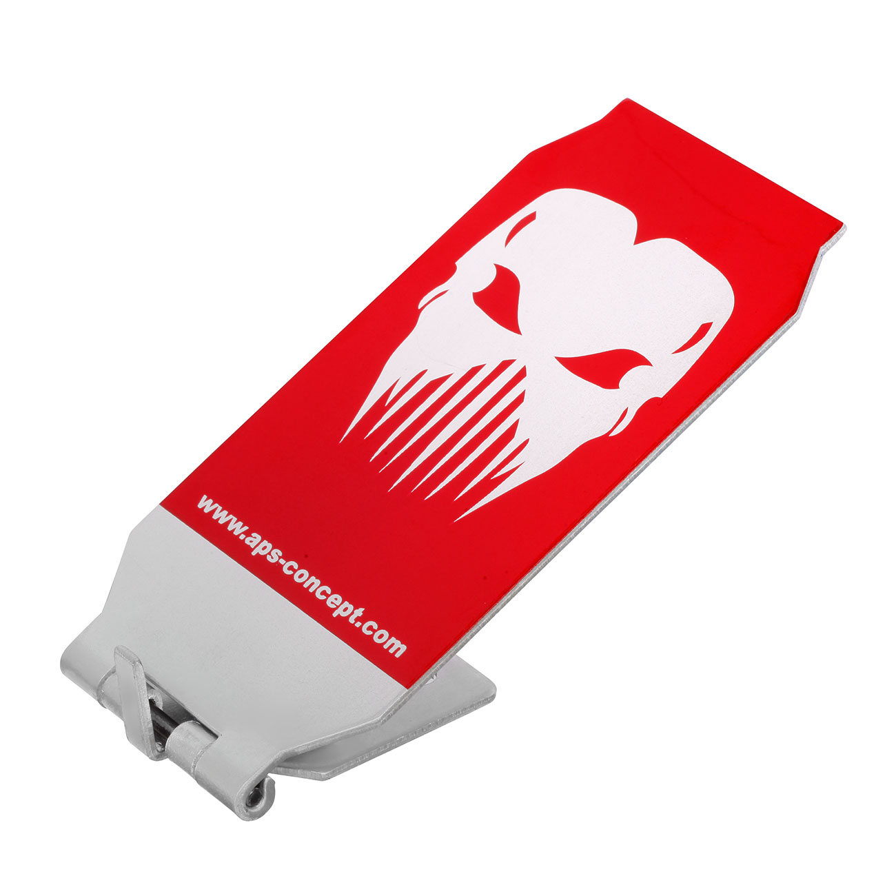 APS Phantom Logo Falling Popper Target Aluminium Dosen-bungsziel rot Bild 3