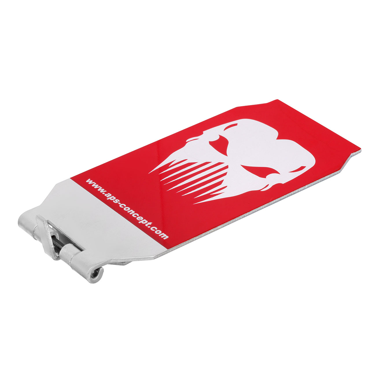 APS Phantom Logo Falling Popper Target Aluminium Dosen-bungsziel rot Bild 4