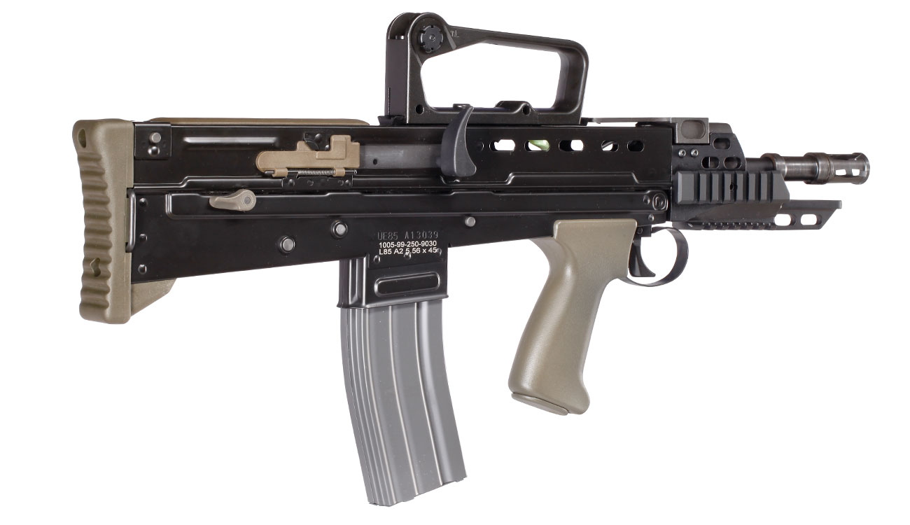 G&G L85 AFV 2.0 ETU-Mosfet BlowBack Vollmetall S-AEG 6mm BB oliv / schwarz Bild 3