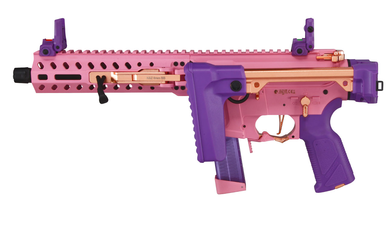 G&G FAR9 Rapid Folding PCC ETU-Mosfet Polymergehuse AEG 6mm BB Pink-Gold Edition Bild 2