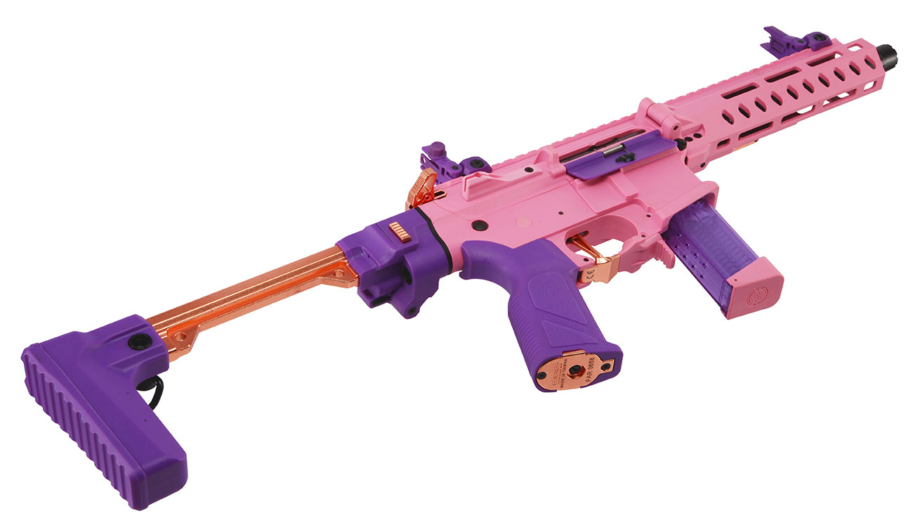 G&G FAR9 Rapid Folding PCC ETU-Mosfet Polymergehuse AEG 6mm BB Pink-Gold Edition Bild 6