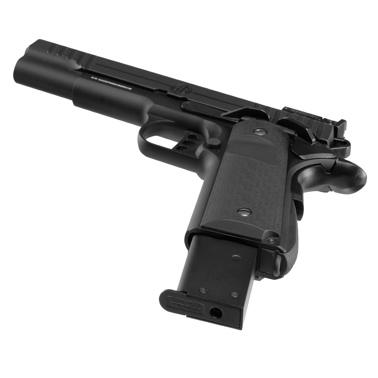 G&G GX45 MkI Airsoftpistole Vollmetall GBB 6mm BB schwarz inkl. Pistolenkoffer Bild 5