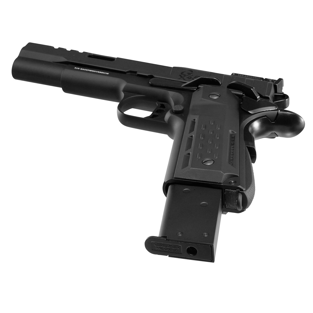 G&G GX45 MkV Airsoftpistole Vollmetall GBB 6mm BB schwarz inkl. Pistolenkoffer Bild 5