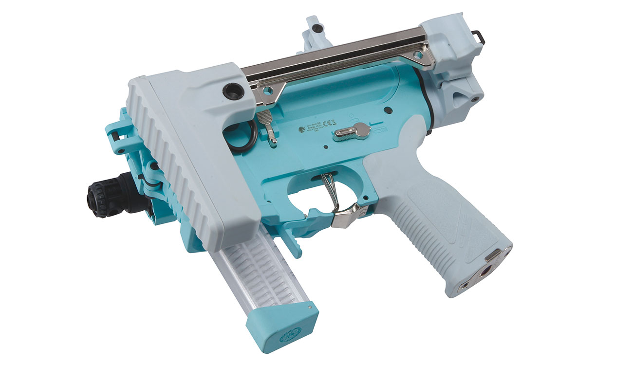 G&G FAR9 Rapid Folding PCC ETU-Mosfet Polymergehuse AEG 6mm BB Macaron Blue Edition Bild 6