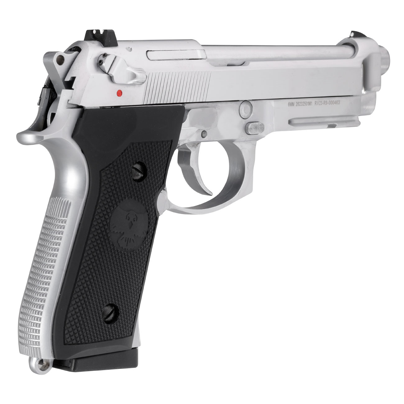 Nuprol Raven R9 Railed Vollmetall GBB 6mm BB silber Bild 4
