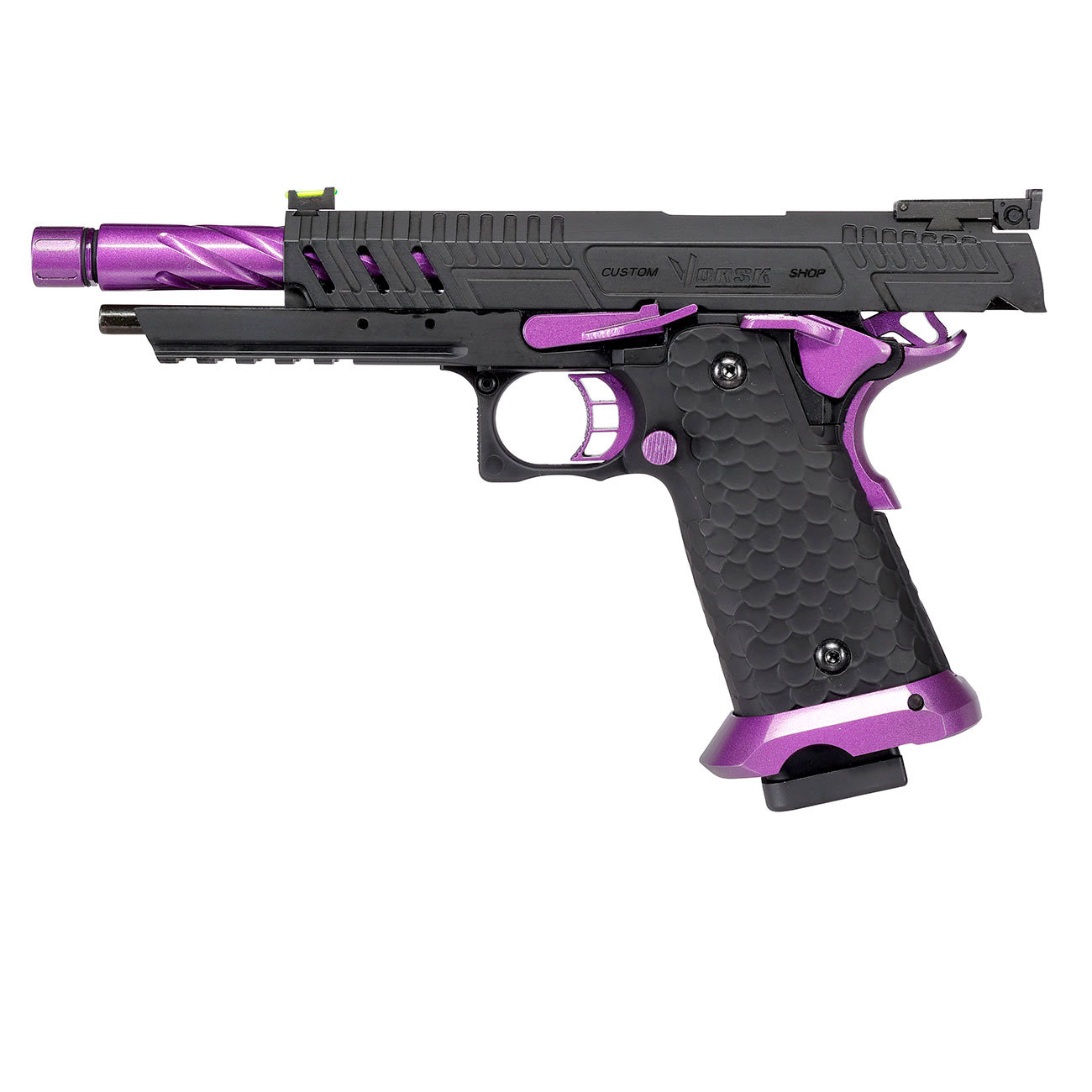 Vorsk Airsoft Hi-Capa 5.1 Vengeance Vollmetall GBB 6mm BB Purple Match Bild 2