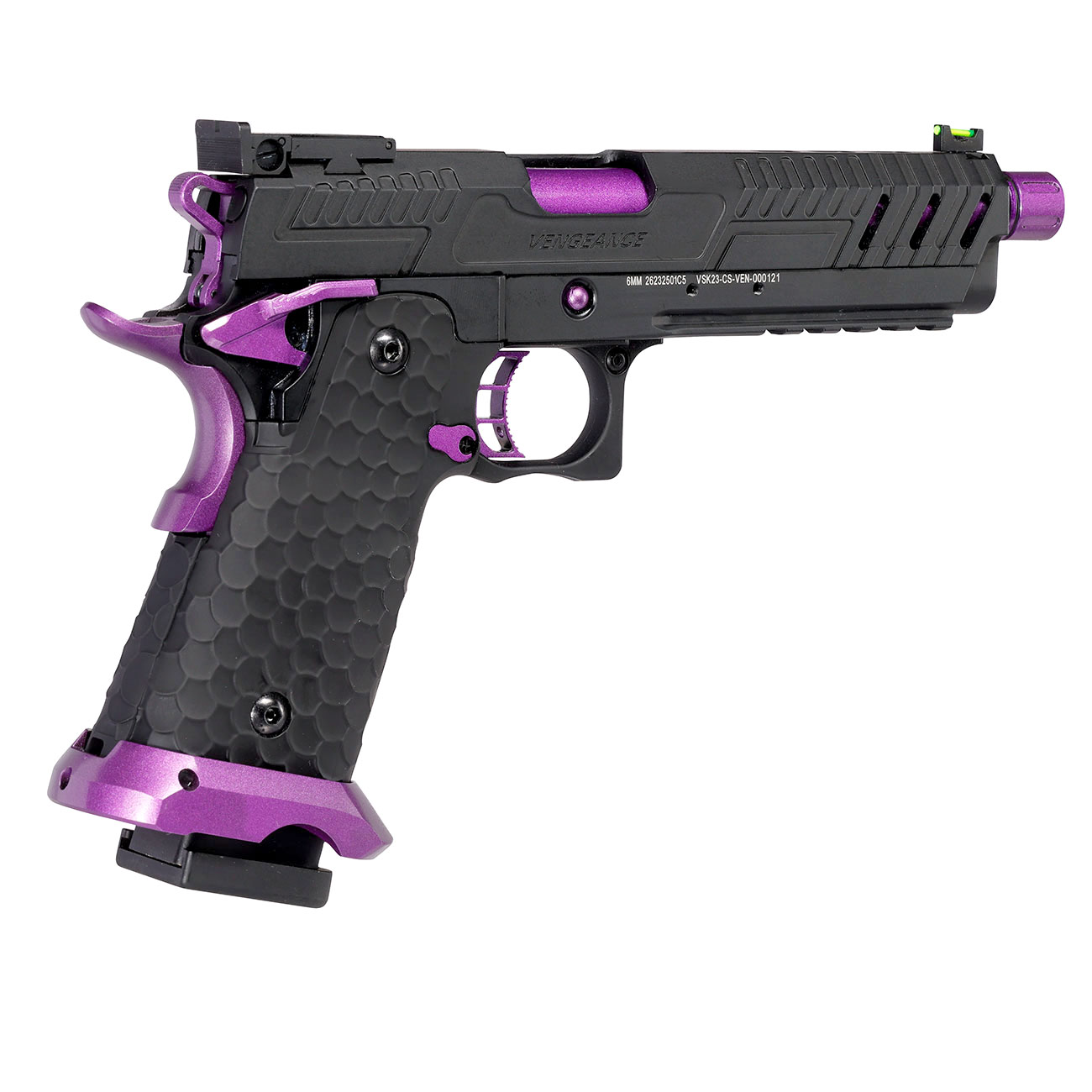 Vorsk Airsoft Hi-Capa 5.1 Vengeance Vollmetall GBB 6mm BB Purple Match Bild 4