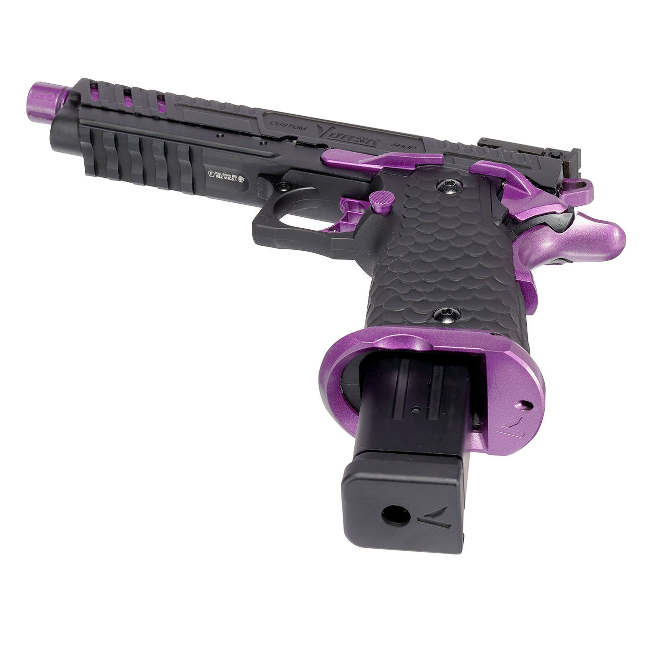 Vorsk Airsoft Hi-Capa 5.1 Vengeance Vollmetall GBB 6mm BB Purple Match Bild 5