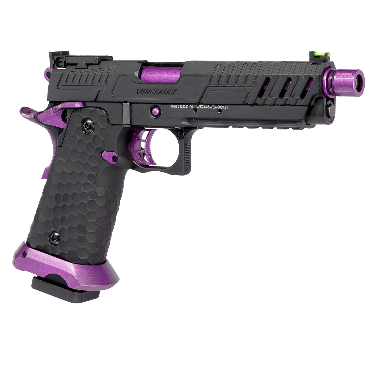 Vorsk Airsoft Hi-Capa 5.1 Vengeance Vollmetall GBB 6mm BB Purple Match Bild 7