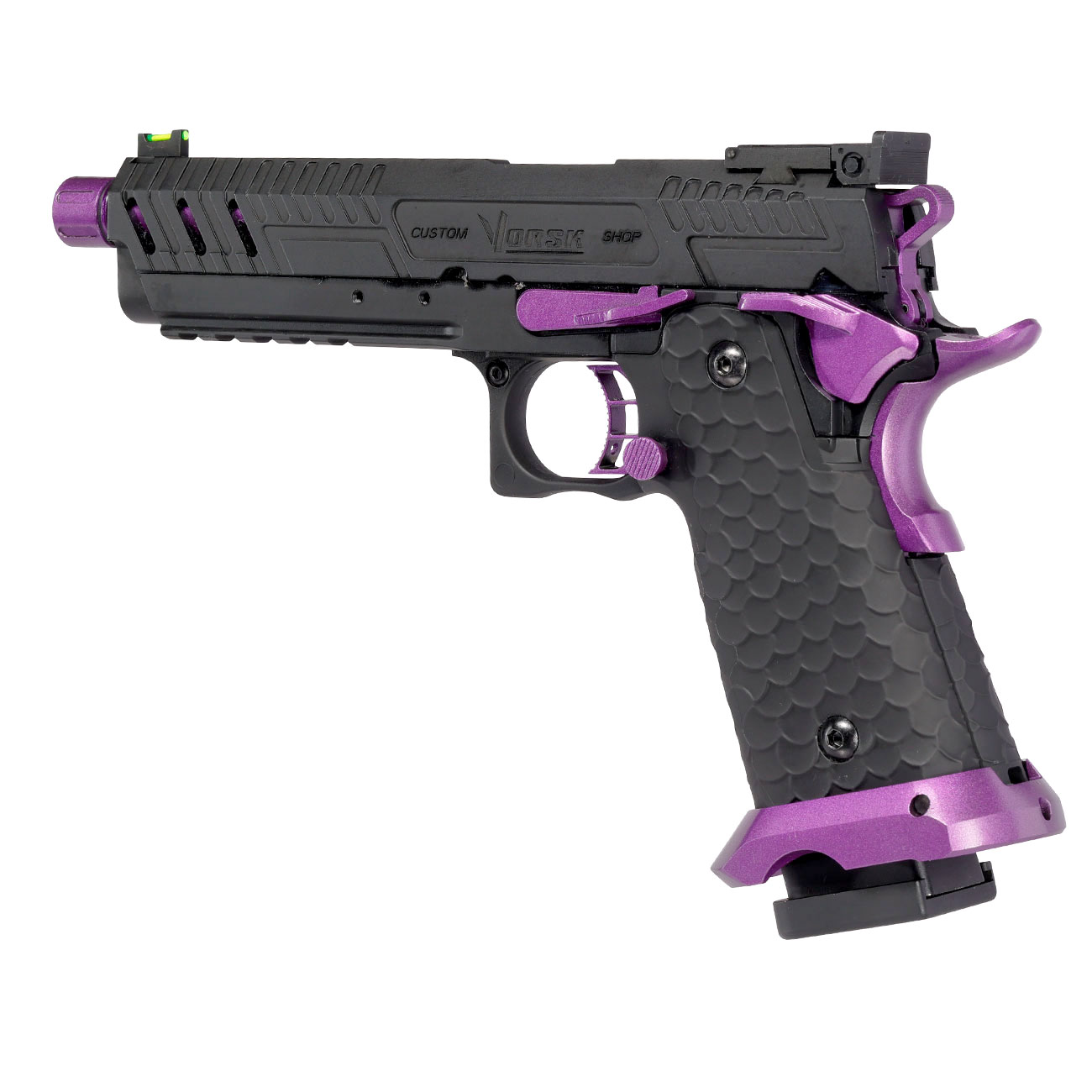 Vorsk Airsoft Hi-Capa 5.1 Vengeance Vollmetall GBB 6mm BB Purple Match Bild 8