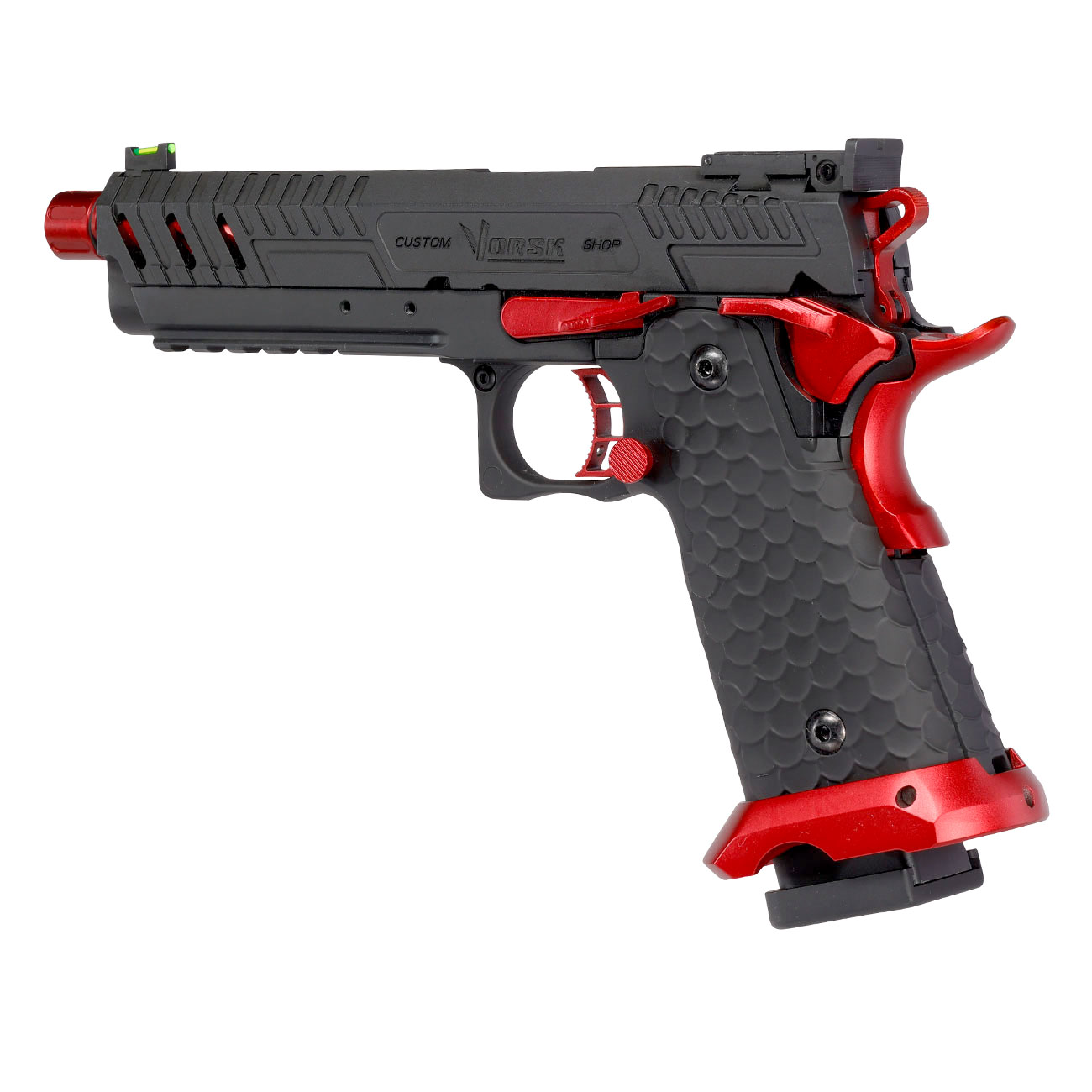 Vorsk Airsoft Hi-Capa 5.1 Vengeance Vollmetall GBB 6mm BB Red Match Bild 8