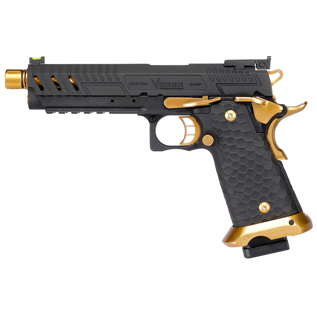 Vorsk Airsoft Hi-Capa 5.1 Vengeance Vollmetall GBB 6mm BB Gold Match Bild 1