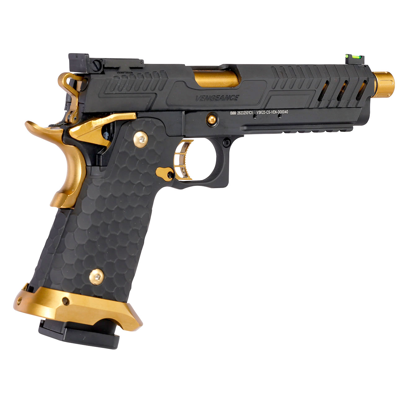 Vorsk Airsoft Hi-Capa 5.1 Vengeance Vollmetall GBB 6mm BB Gold Match Bild 4