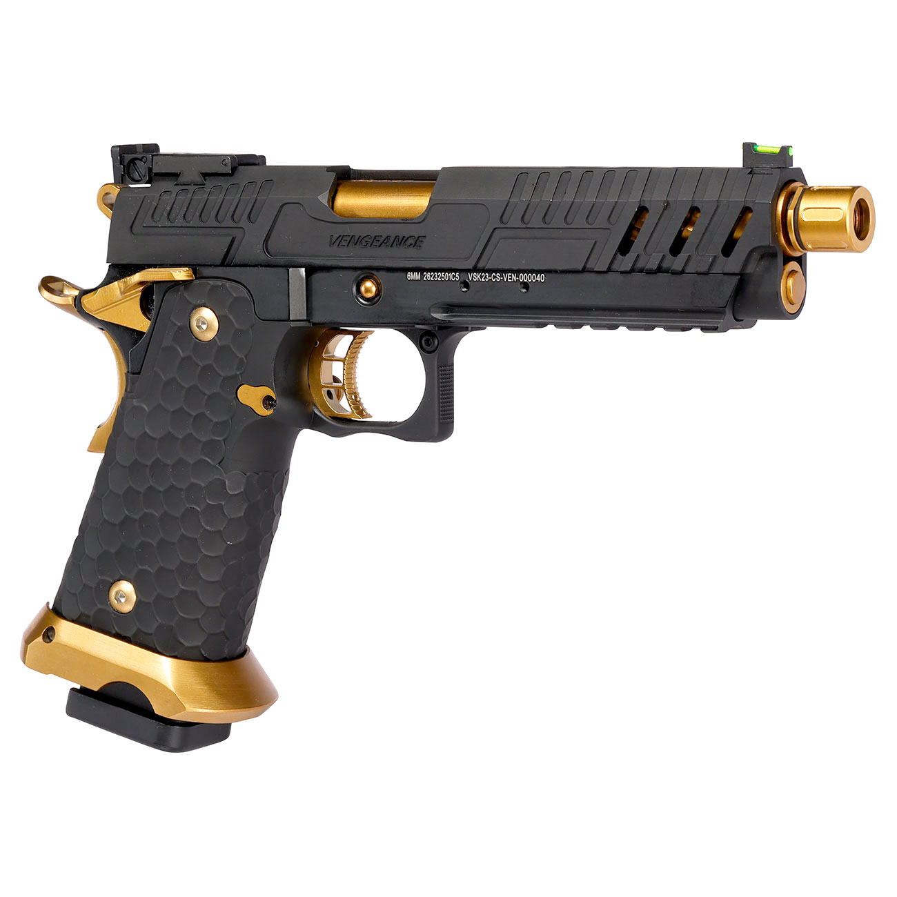 Vorsk Airsoft Hi-Capa 5.1 Vengeance Vollmetall GBB 6mm BB Gold Match Bild 7