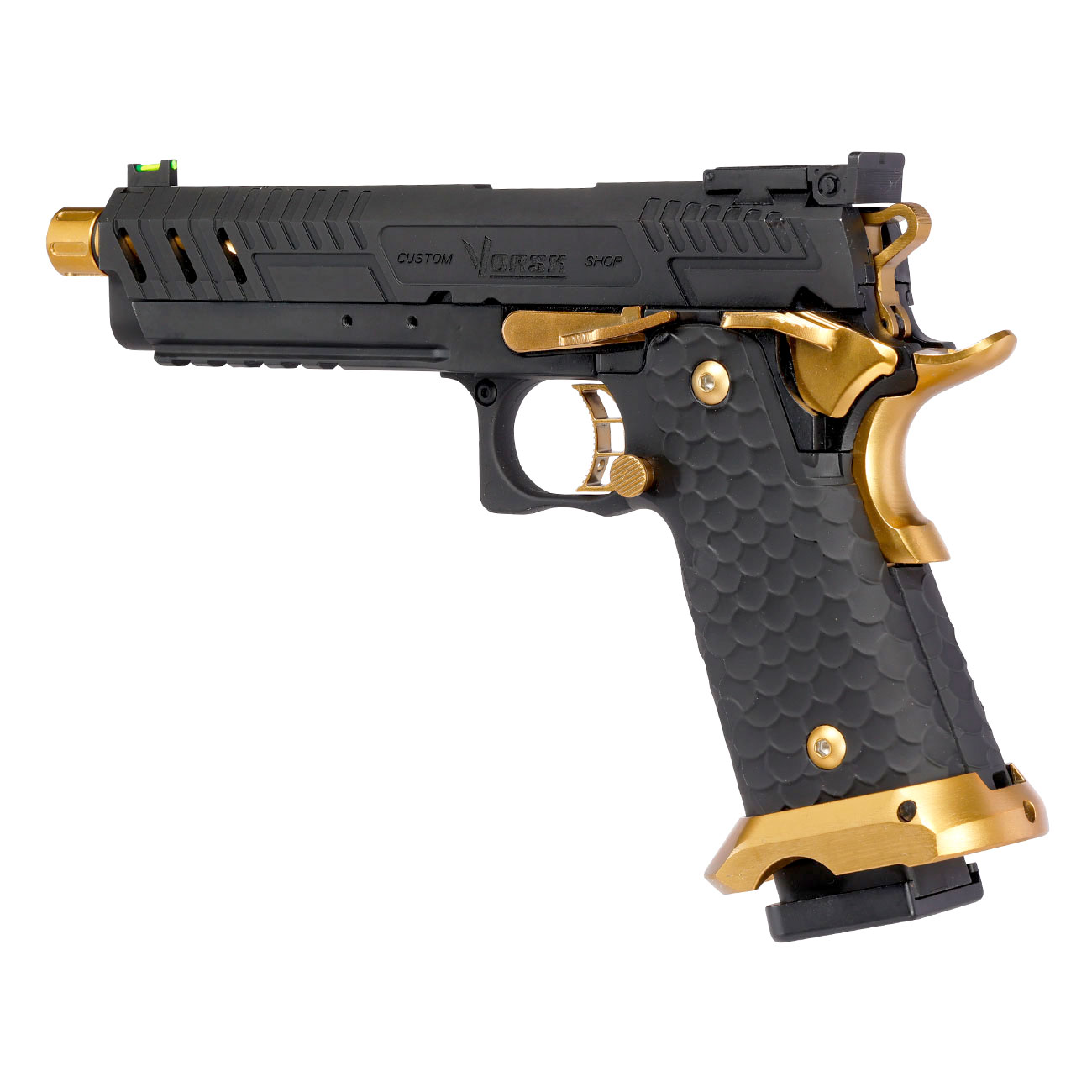 Vorsk Airsoft Hi-Capa 5.1 Vengeance Vollmetall GBB 6mm BB Gold Match Bild 8