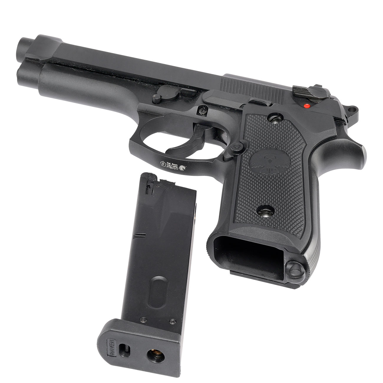 Nuprol Raven R92F Vollmetall GBB 6mm BB schwarz Bild 6
