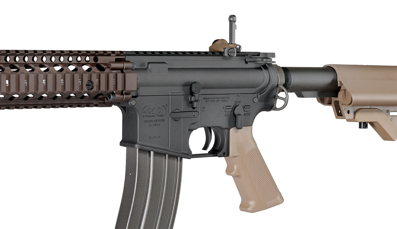 VFC Avalon M4 CQB II / MK18 MOD1 Vollmetall Gate Aster System S-AEG 6mm BB Dualtone Bild 7
