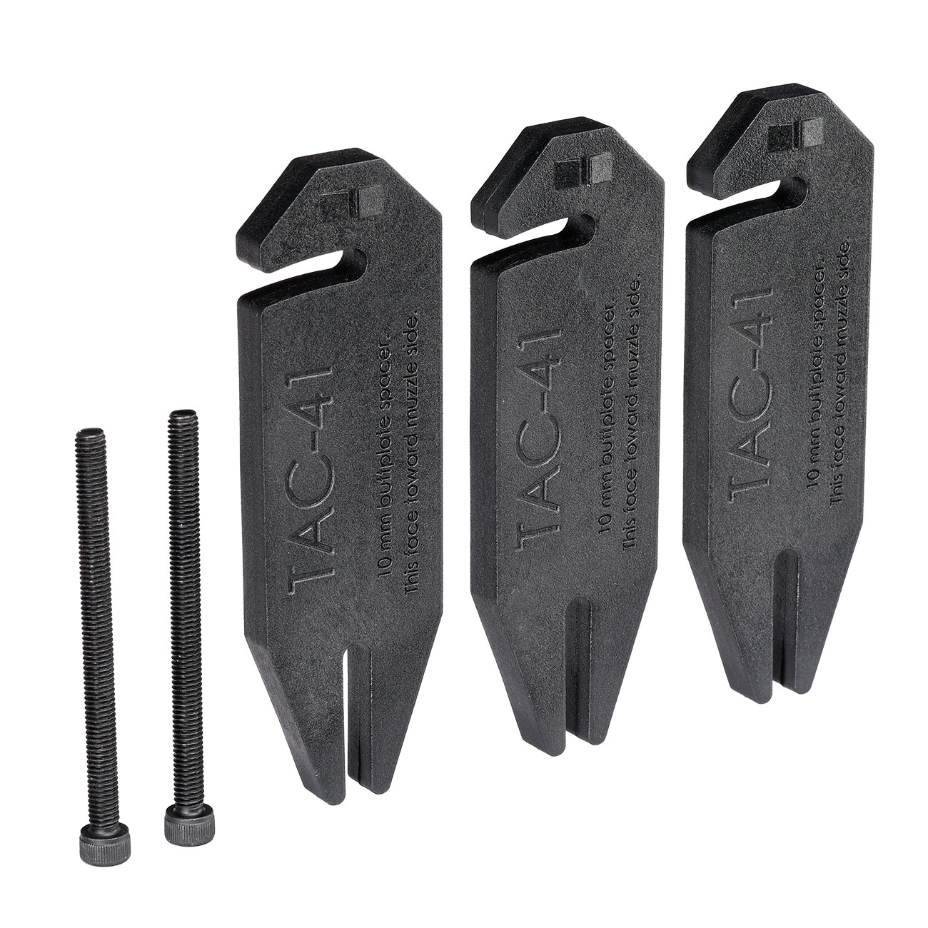 Silverback TAC-41 P Schafteinsatz / Butt Plate Spacer je 10 mm (3 Stck) schwarz