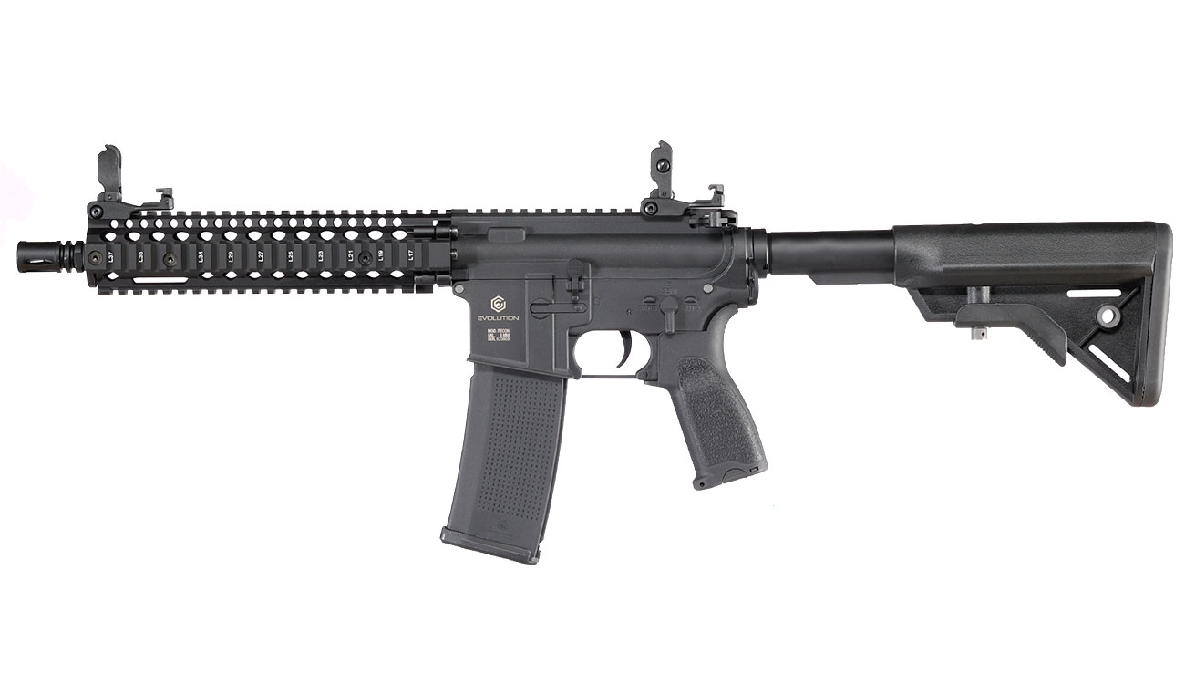 Evolution MK18 MOD1 Recon Carbontech ETS II Mosfet AEG Airsoft 6mm BB schwarz Bild 1