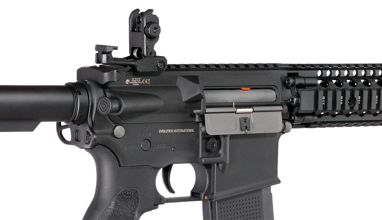 Evolution MK18 MOD1 Recon Carbontech ETS II Mosfet AEG Airsoft 6mm BB schwarz Bild 8