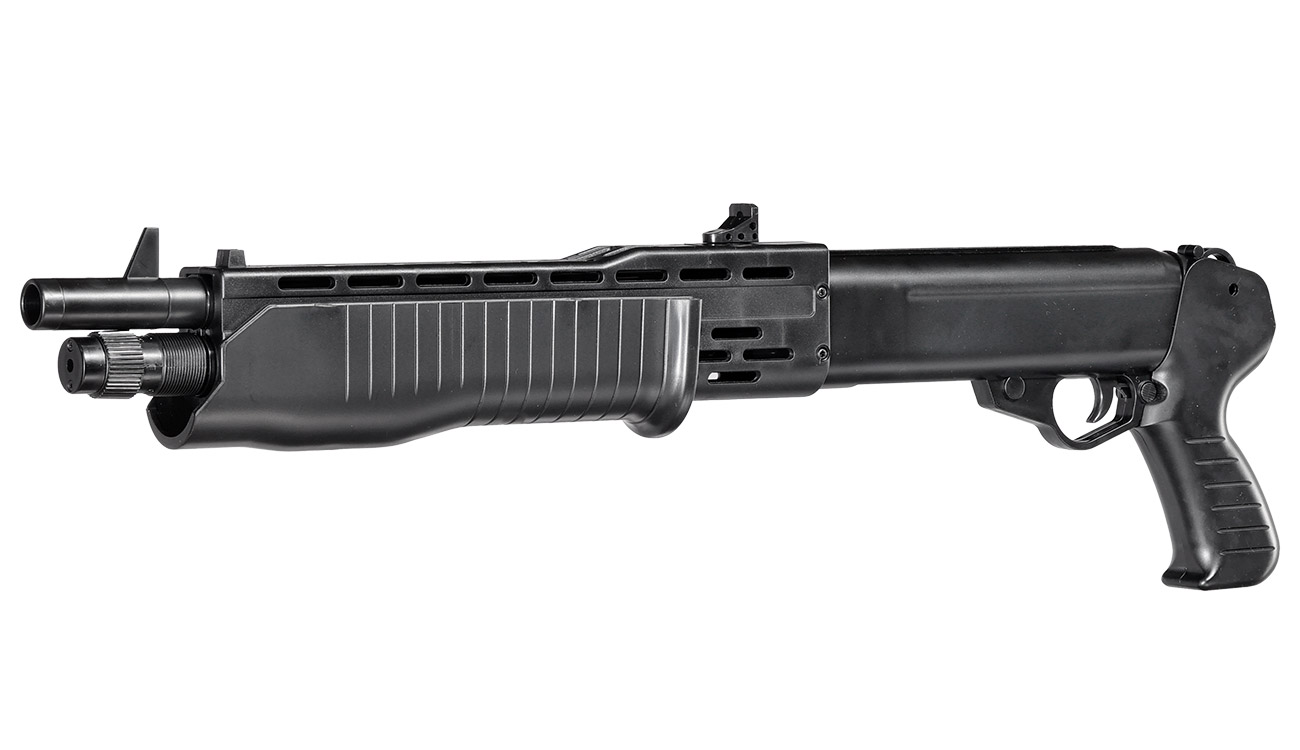 HFC SP12 Shotgun Shorty-Version Airsoft Springer 6mm BB schwarz