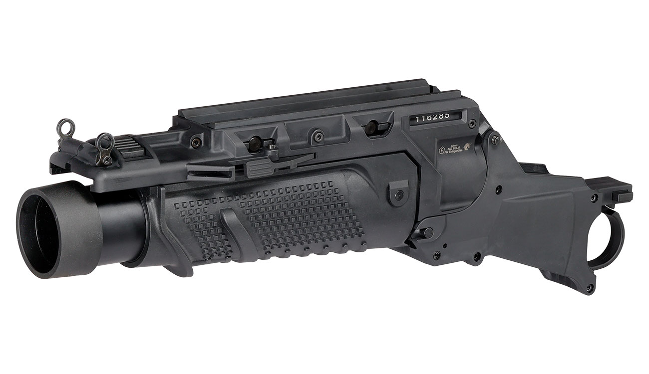 VFC EGLM 40mm Granatwerfer f. SCAR-L / MK16 und SCAR-H / MK17 Airsoftgewehre schwarz
