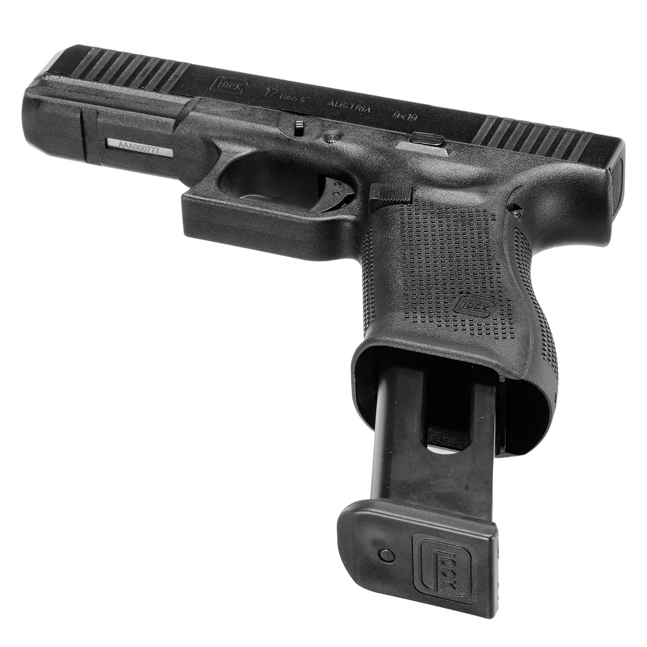 Glock 17 Gen. 5 MOS Airsoft mit Metallschlitten CO2 BlowBack 6mm BB schwarz Bild 5